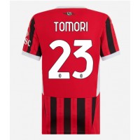 Koszulka piłkarska AC Milan Fikayo Tomori #23 Strój Domowy dla kobiety 2024-25 tanio Krótki Rękaw